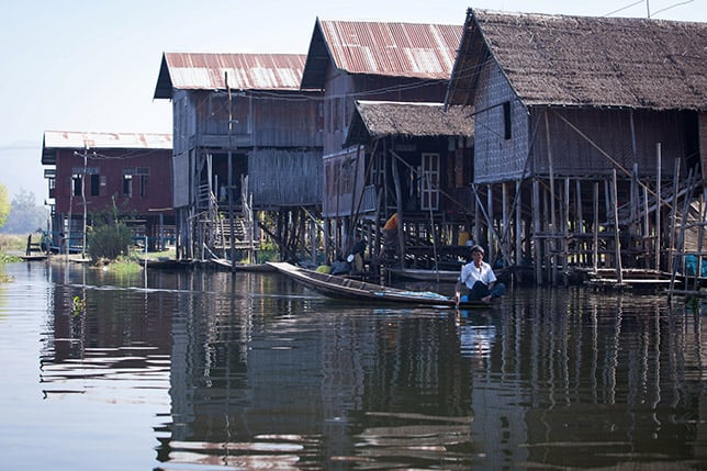 写真:少数民族居住地域