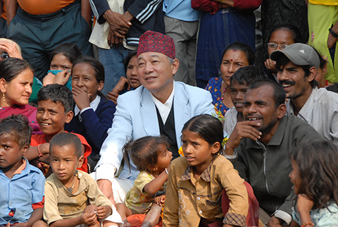 写真:笹川陽平会長