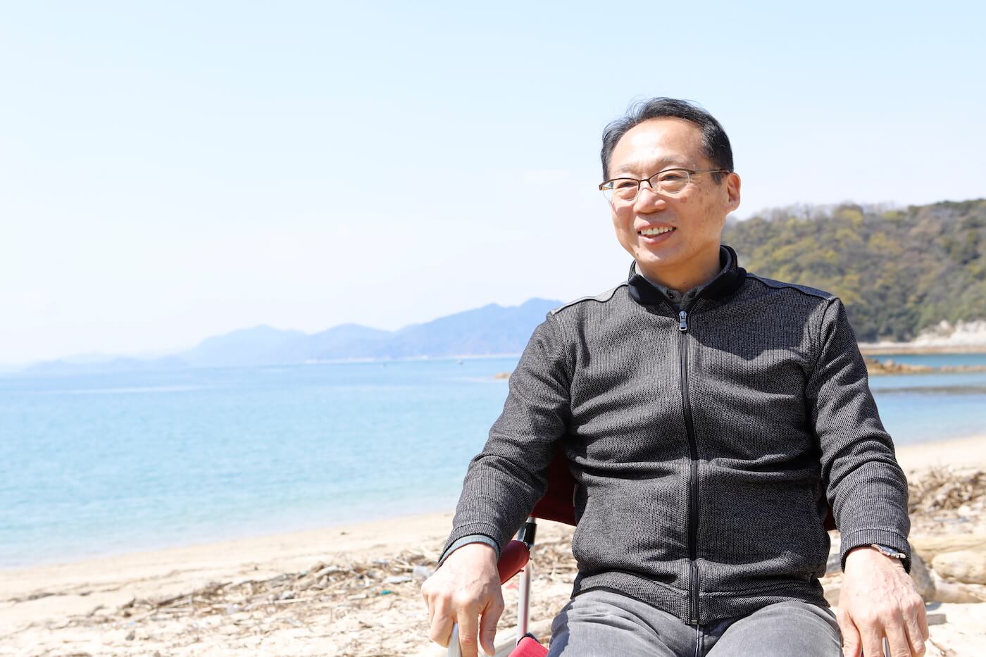 写真：FC今治のオーナー岡田武司さん