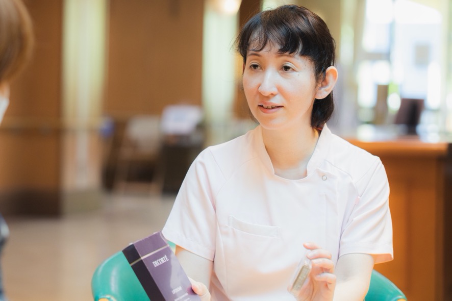 写真:インタビューに答える木村仁美さん