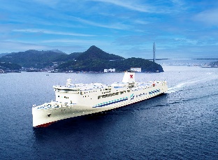 写真:船舶イメージ(実験に用いる新造フェリー「それいゆ」)