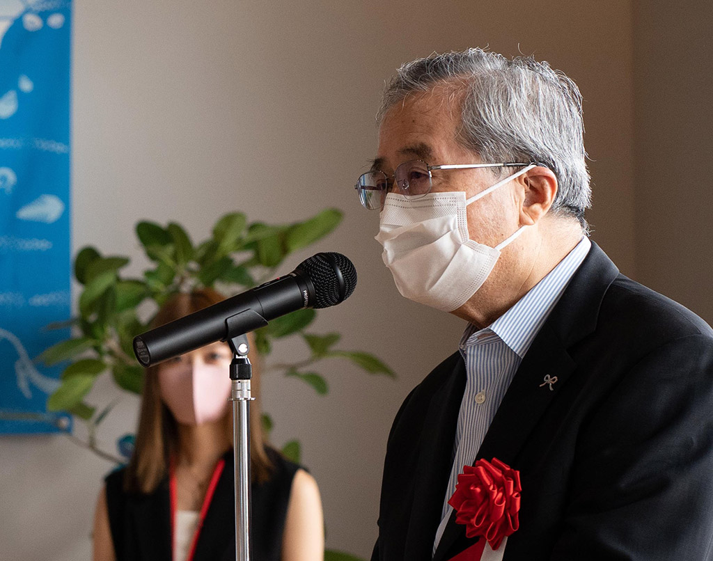 "写真:日本財団理事長 尾形 武寿