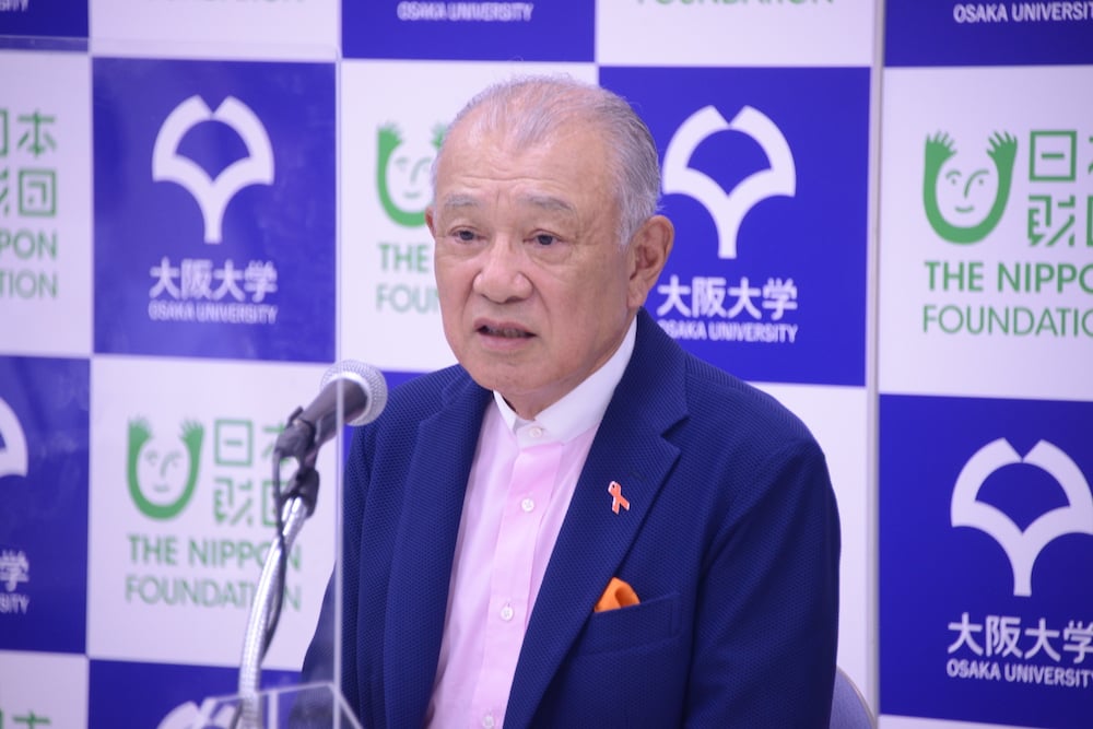 写真：日本財団 会長 笹川陽平