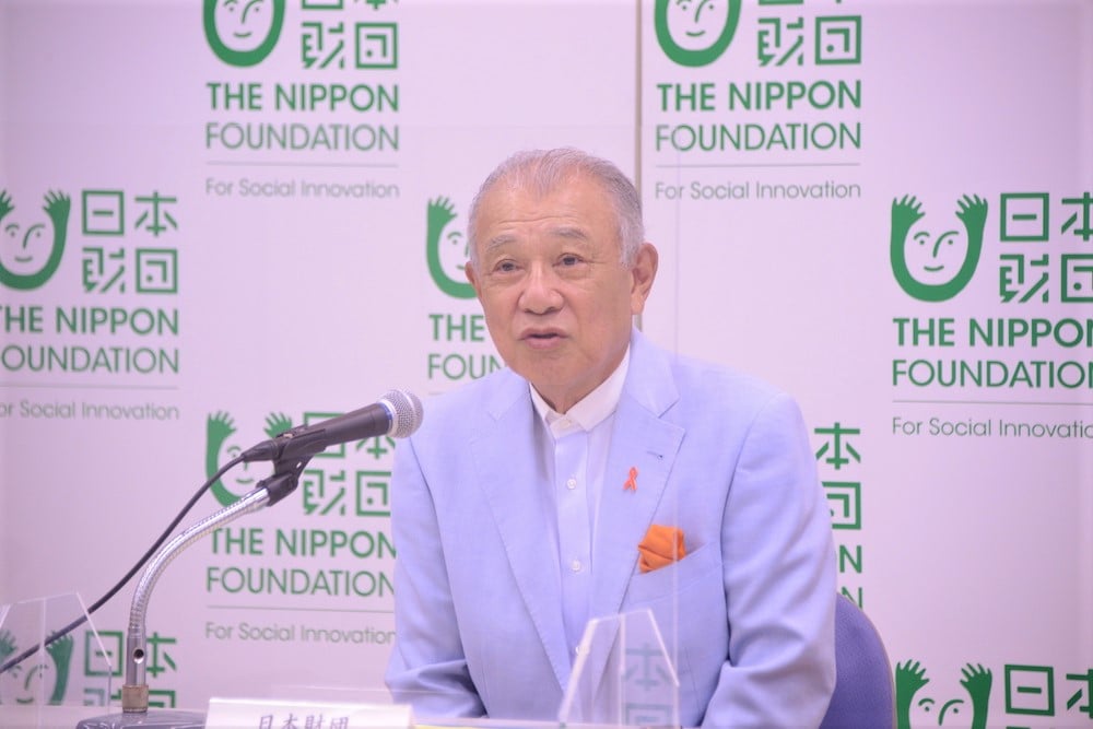 写真：日本財団 会長 笹川陽平