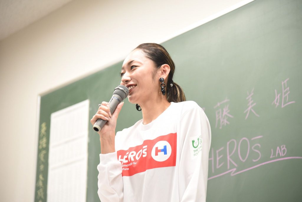 画像：HEROsアンバサダーの安藤美姫さん