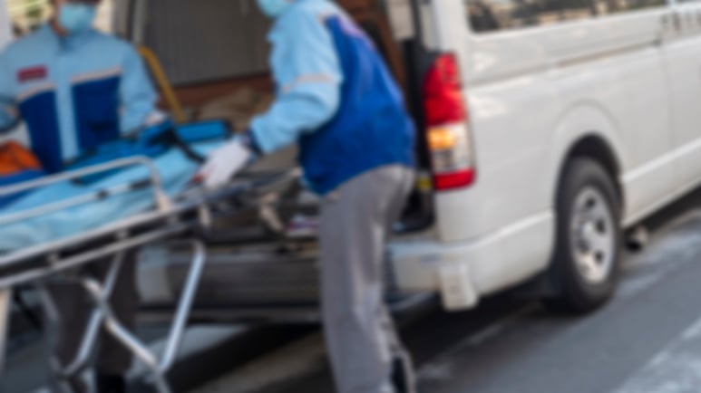 イメージ画像:救急搬送の様子