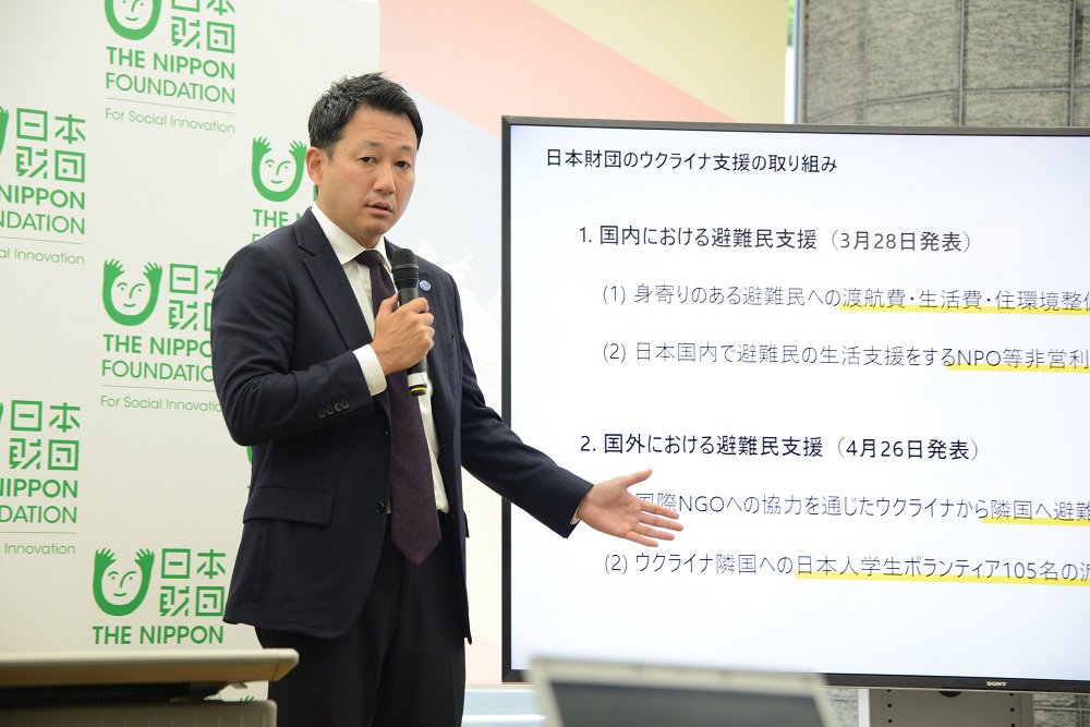 笹川順平 日本財団常務理事