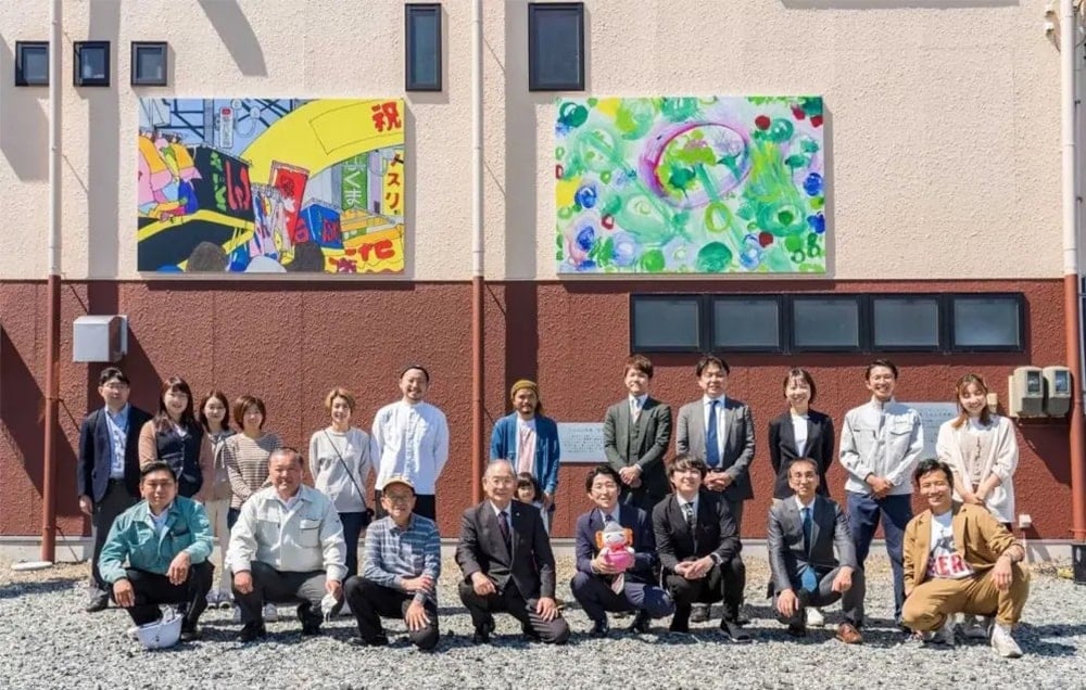 画像：なみえアートプロジェクトメンバーの集合写真