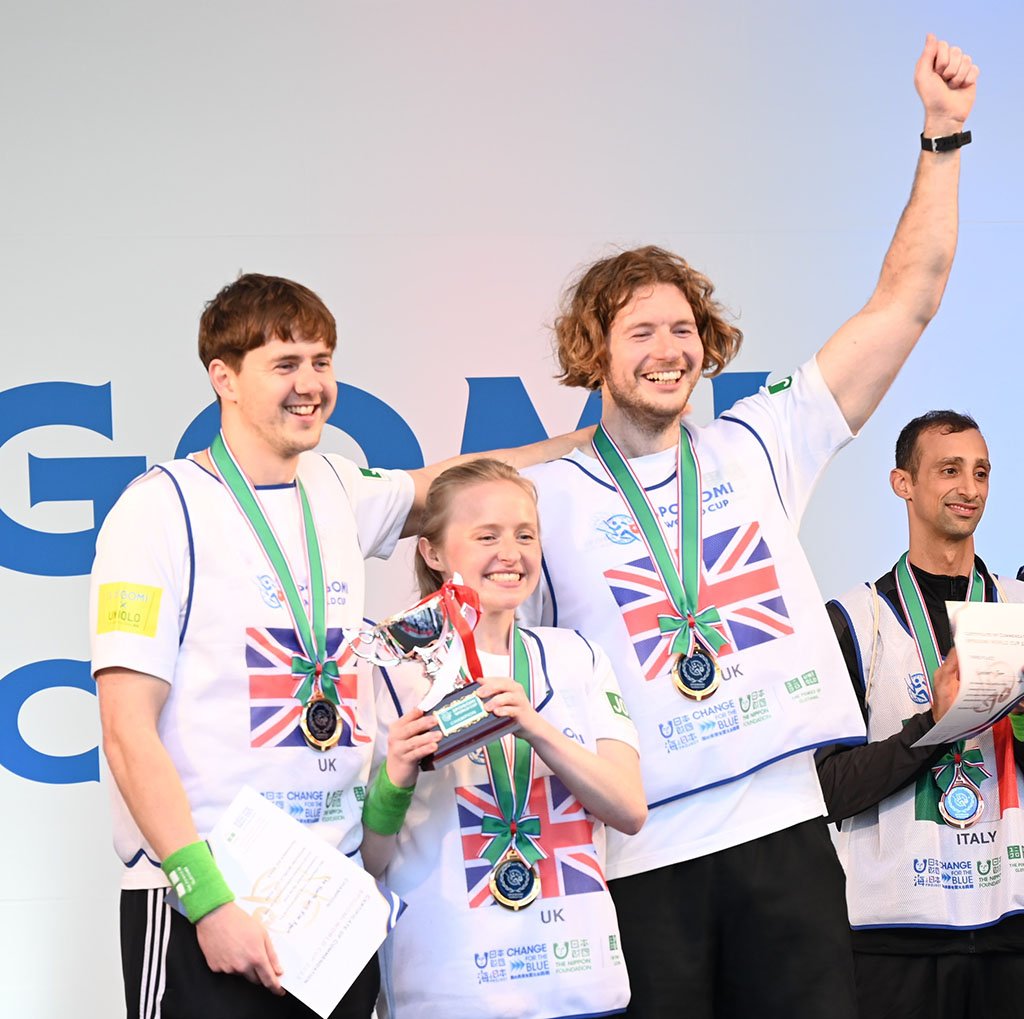 画像：優勝チーム・イギリス代表