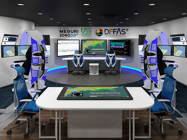 写真:陸上支援センターイメージ図(全体像)