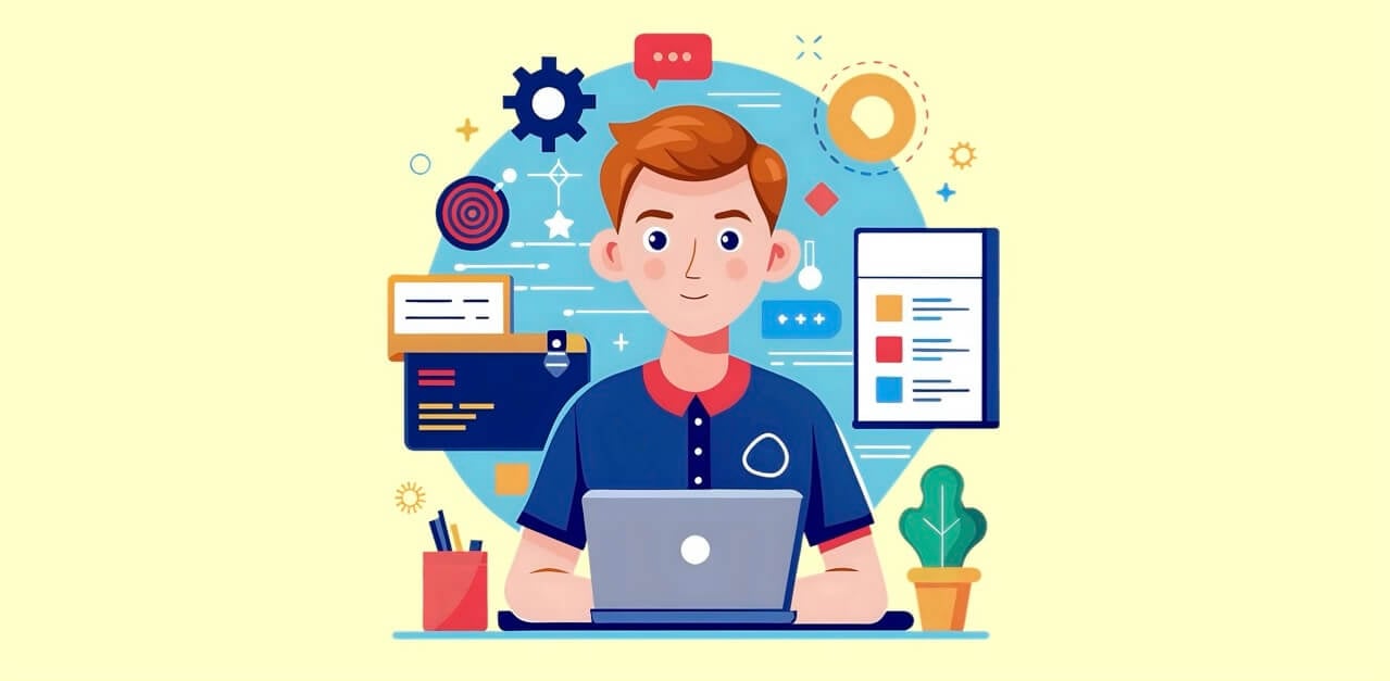 イメージ：パソコンに向かう子ども