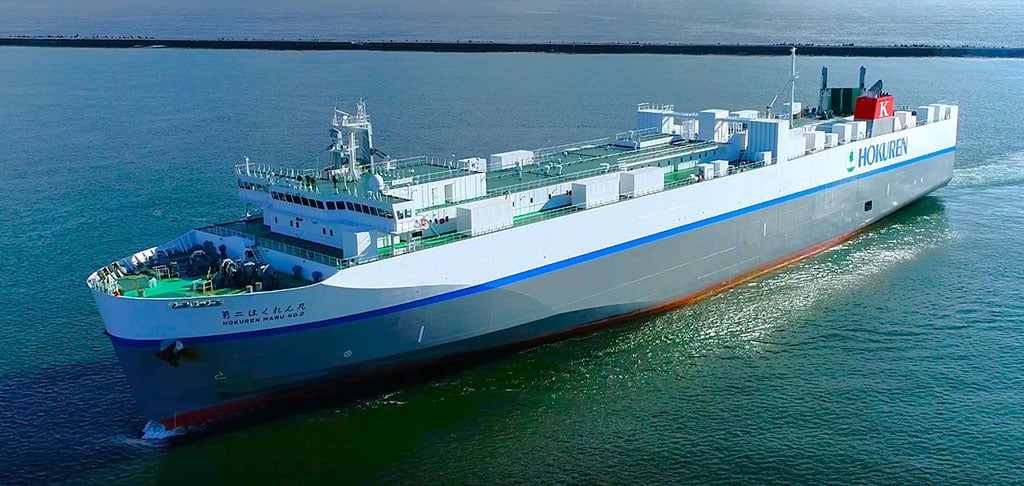 写真：Ro-Ro船「第二ほくれん丸」