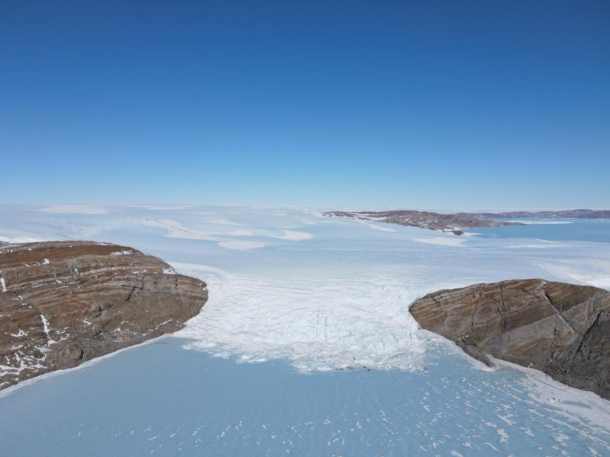 南極氷床の様子